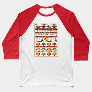 Ugly Christmas Non-Sweater Baseball T-Shirt